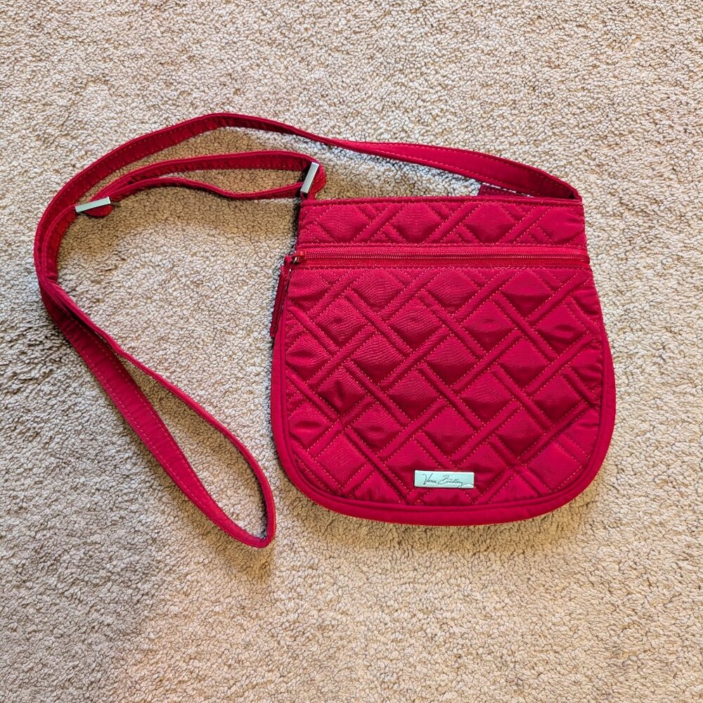 Vera Bradley Red Crossbody Bag Purse